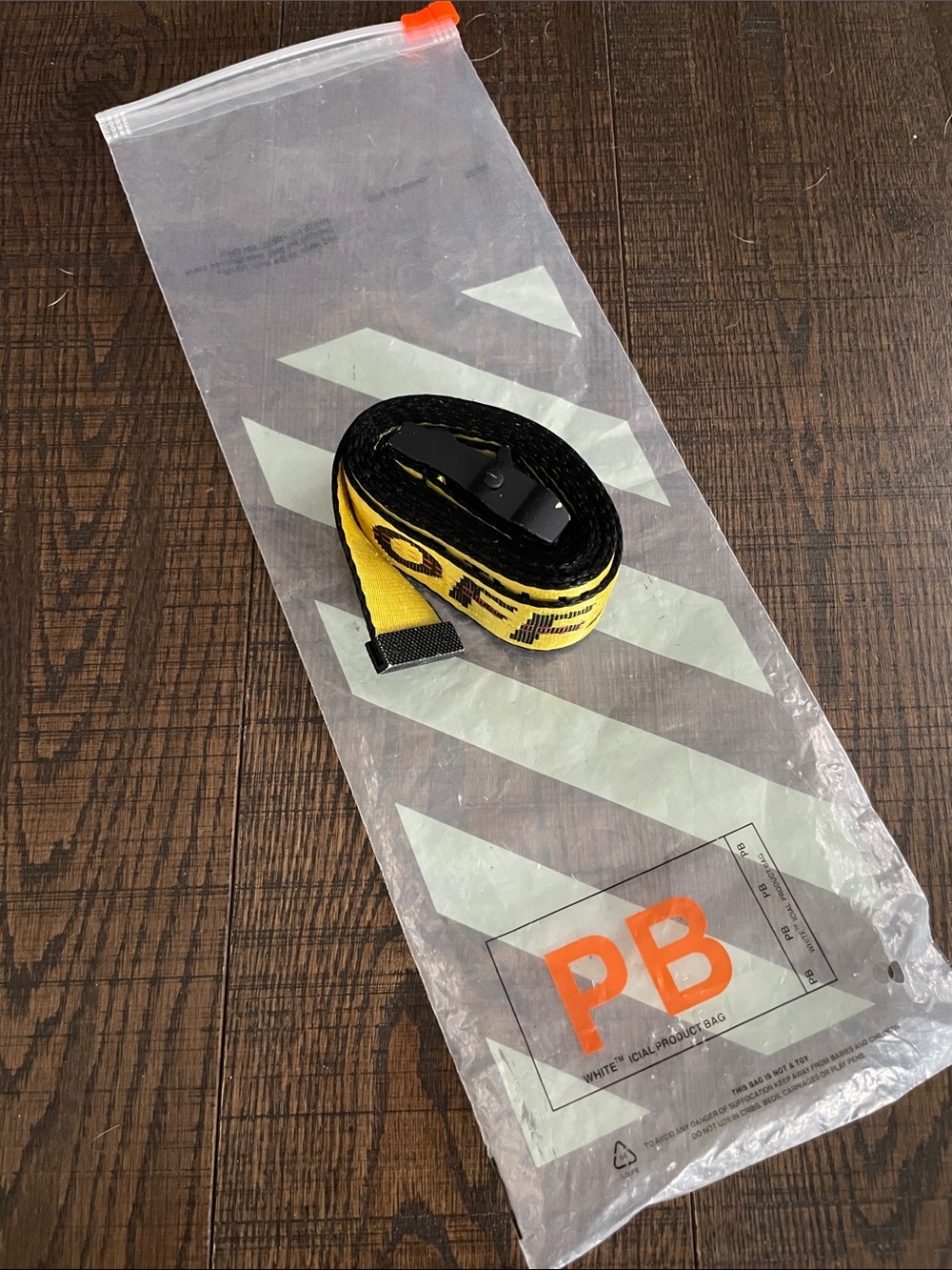 Off White Virgil Abloh industrial belt